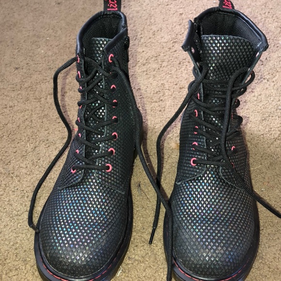 Dr. Martens Shoes - Delaney jet black/ rain Dr.Martens